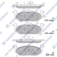 HiQ Front Brake Pads Set SP2205