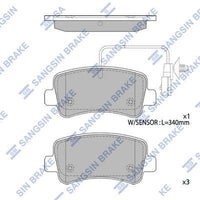 HiQ Rear Brake Pads Set SP1971