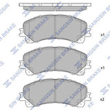 HiQ Front Brake Pads Set SP4559
