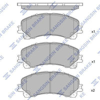 HiQ Front Brake Pads Set SP4559