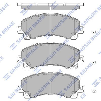 HiQ Front Brake Pads Set SP4559