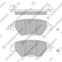 HiQ Rear Brake Pads Set SP4120