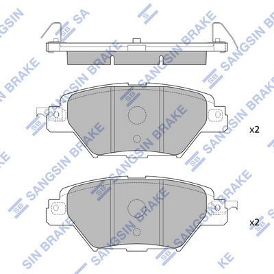 HiQ Rear Brake Pads Set SP4120