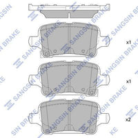 HiQ Rear Brake Pads Set SP1929
