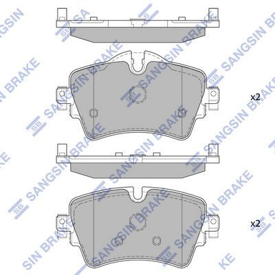 HiQ Front Brake Pads Set SP4005