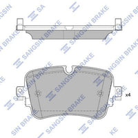 HiQ Rear Brake Pads Set SP4109