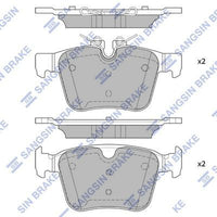 HiQ Rear Brake Pads Set SP4069
