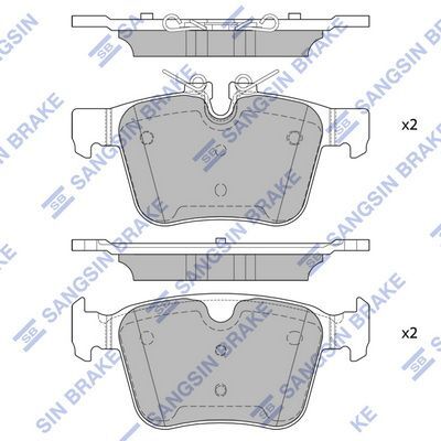 HiQ Rear Brake Pads Set SP4069