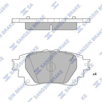 HiQ Rear Brake Pads Set SP4341