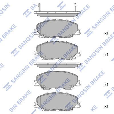 HiQ Front Brake Pads Set SP4516