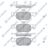 HiQ Rear Brake Pads Set SP4382