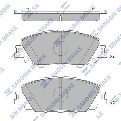 HiQ Front Brake Pads Set SP4340