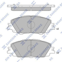 HiQ Front Brake Pads Set SP4340