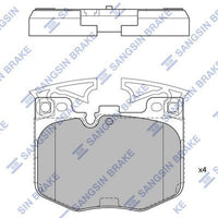 HiQ Front Brake Pads Set SP4139