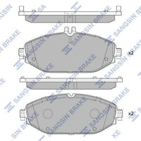HiQ Front Brake Pads Set SP4001