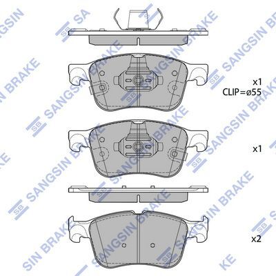 HiQ Front Brake Pads Set SP4520