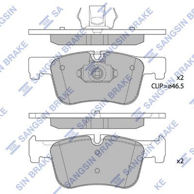 HiQ Front Brake Pads Set SP4144