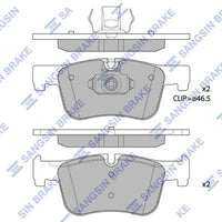 HiQ Front Brake Pads Set SP4144