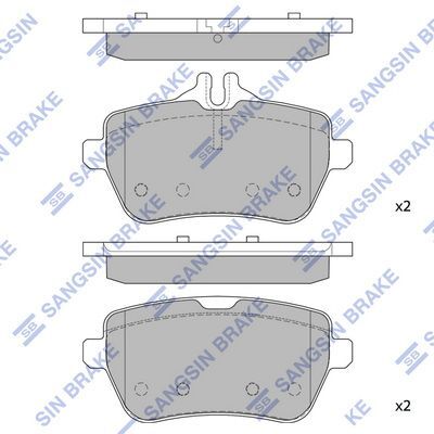 HiQ Rear Brake Pads Set SP1964