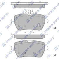HiQ Rear Brake Pads Set SP1964