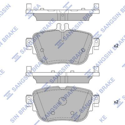 HiQ Rear Brake Pads Set SP4155