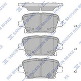 HiQ Rear Brake Pads Set SP2729