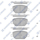 HiQ Front Brake Pads Set SP4284