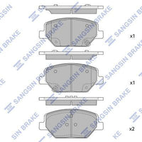 HiQ Front Brake Pads Set SP4284