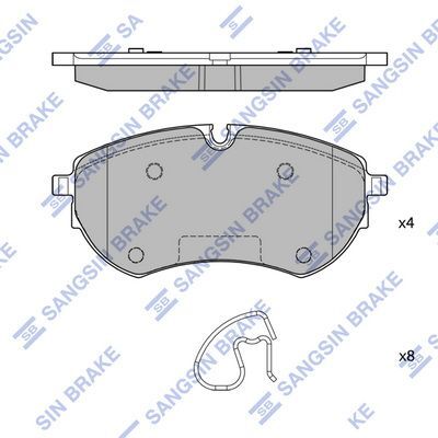 HiQ Front Brake Pads Set SP4401
