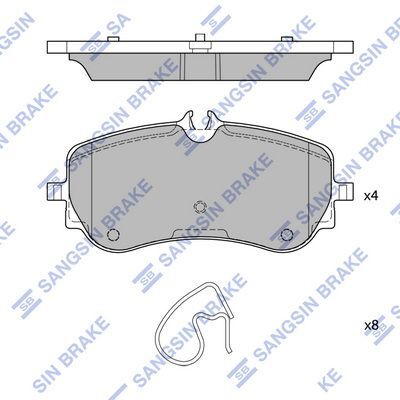 HiQ Rear Brake Pads Set SP4402