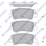 HiQ Rear Brake Pads Set SP4335