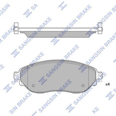 HiQ Front Brake Pads Set SP4262