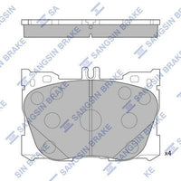 HiQ Front Brake Pads Set SP1871