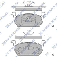 HiQ Front Brake Pads Set SP4496