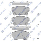 HiQ Front Brake Pads Set SP1983
