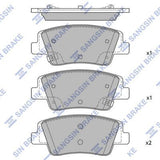 HiQ Rear Brake Pads Set SP4511