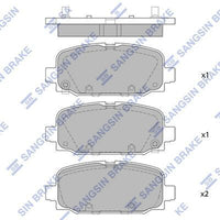 HiQ Rear Brake Pads Set SP4283