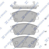 HiQ Front Brake Pads Set SP4372