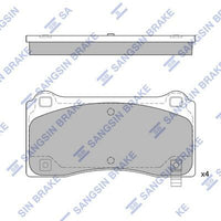 HiQ Front Brake Pads Set SP2824