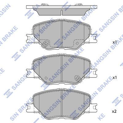 HiQ Front Brake Pads Set SP4499