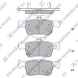 HiQ Rear Brake Pads Set SP4315