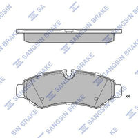 HiQ Rear Brake Pads Set SP4438