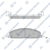 HiQ Rear Brake Pads Set SP4318