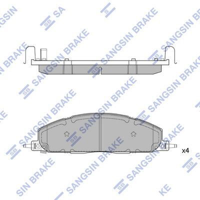 HiQ Rear Brake Pads Set SP4318
