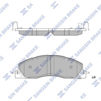 HiQ Front Brake Pads Set SP4317