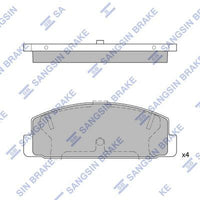 HiQ Rear Brake Pads Set SP2028