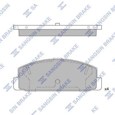 HiQ Rear Brake Pads Set SP2028