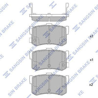 HiQ Rear Brake Pads Set SP1074