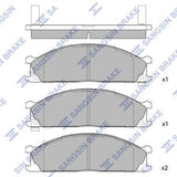 HiQ Front Brake Pads Set SP1140