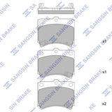HiQ Front Brake Pads Set SP1049